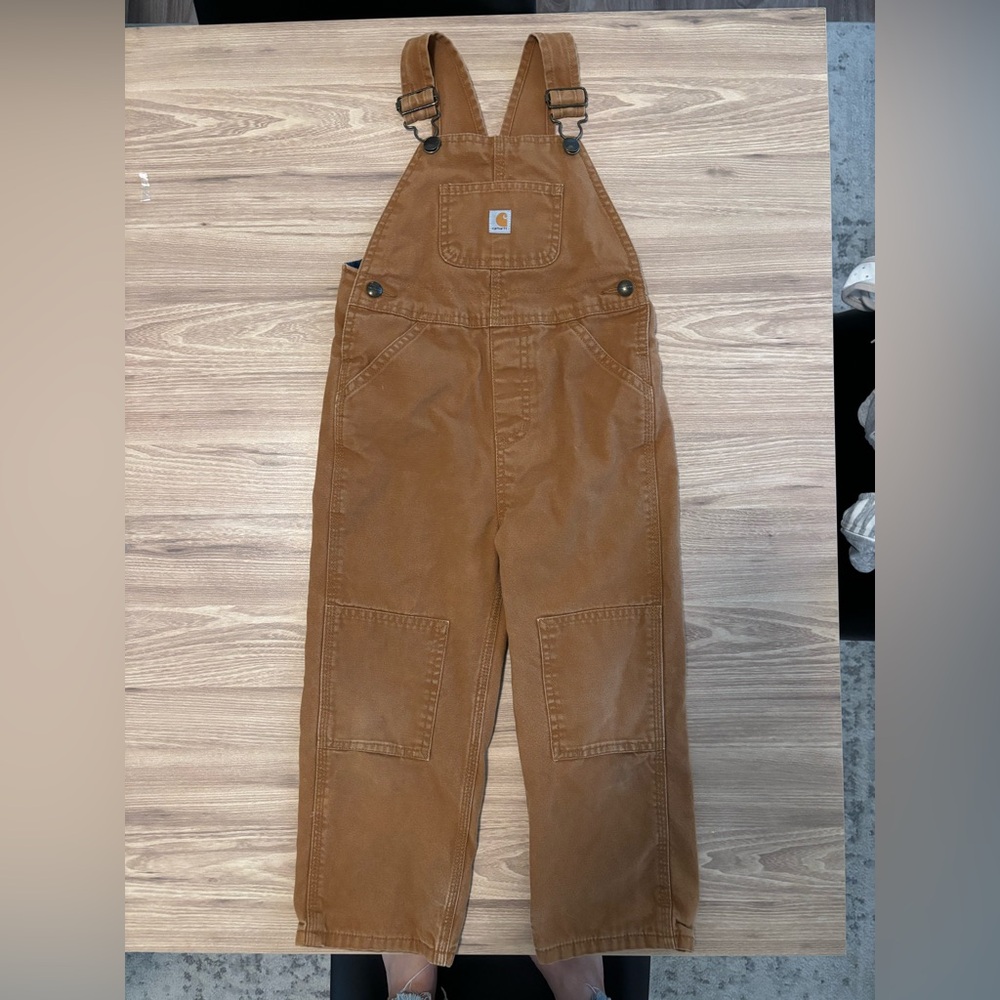 Carhartt Kids Brown One Piece Overalls